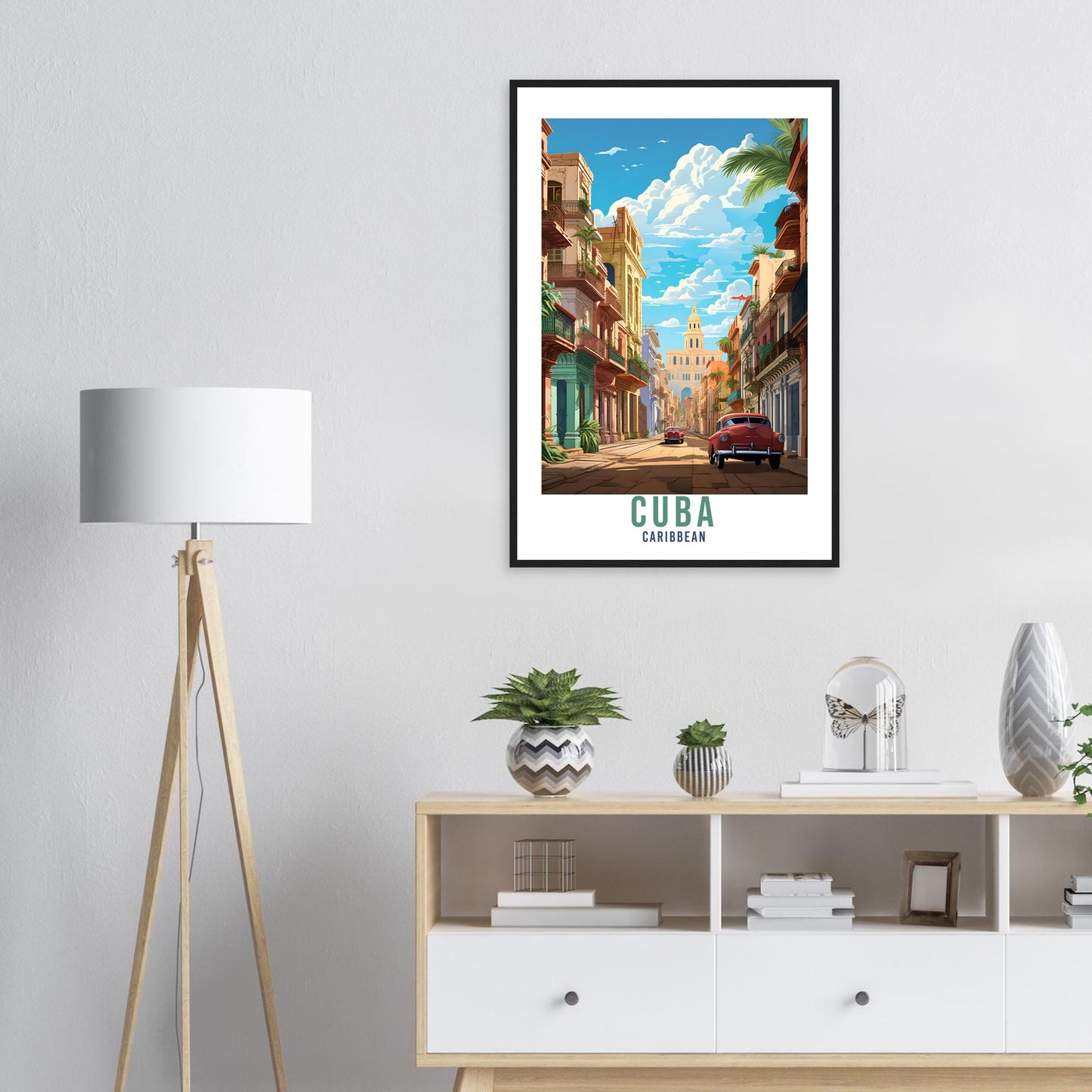 Cuba Travel Print Wall Art Caribbean Island Wall Hanging Home Décor Cuba Gift Art Lovers Havana Cuba Travel Poster Cuban Artwork