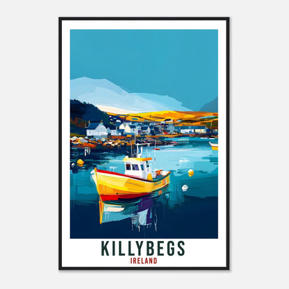 Killybegs Travel Print Ireland Home Decor Killybegs Wall Art Gift Wall Hanging Art Lover Killybegs Irish Artwork Travel Poster Ireland Art