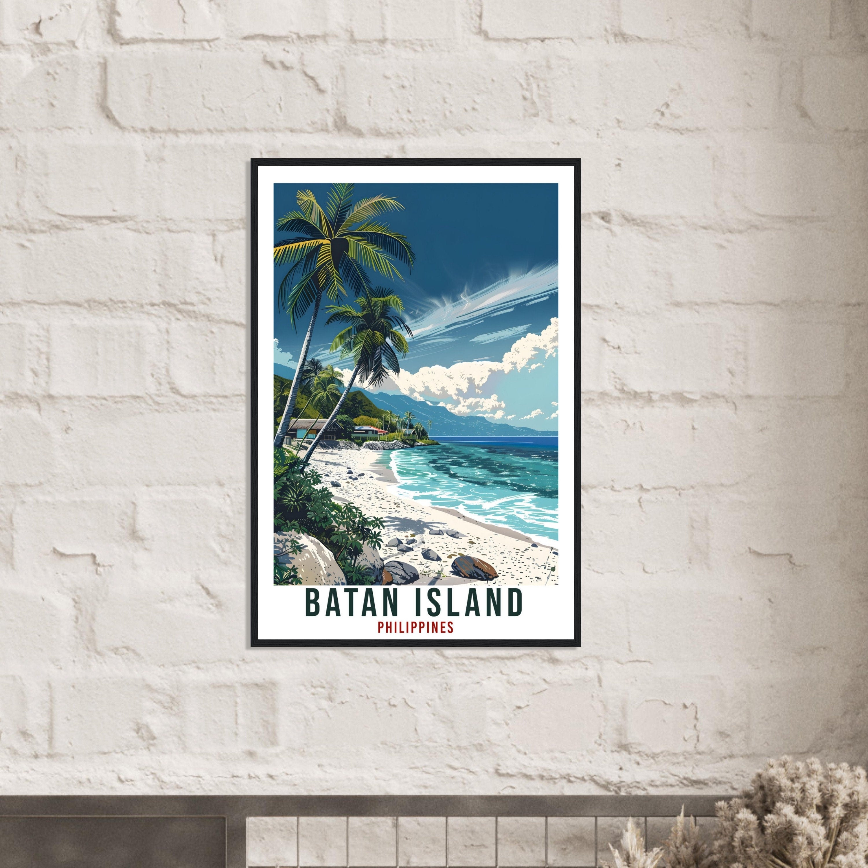 Batan Island Philippines Travel Print Wall Art Wall Hanging Home Décor Batan Island Gift Artwork Travel Art Philippines Island Travel Poster