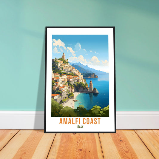 Amalfi Coast Travel Print Wall Art Amalfi Italy Wall Hanging Home Decor Amalfi Gift Art Lovers Wall Art Print Amalfi Italy Art Amalfi Art