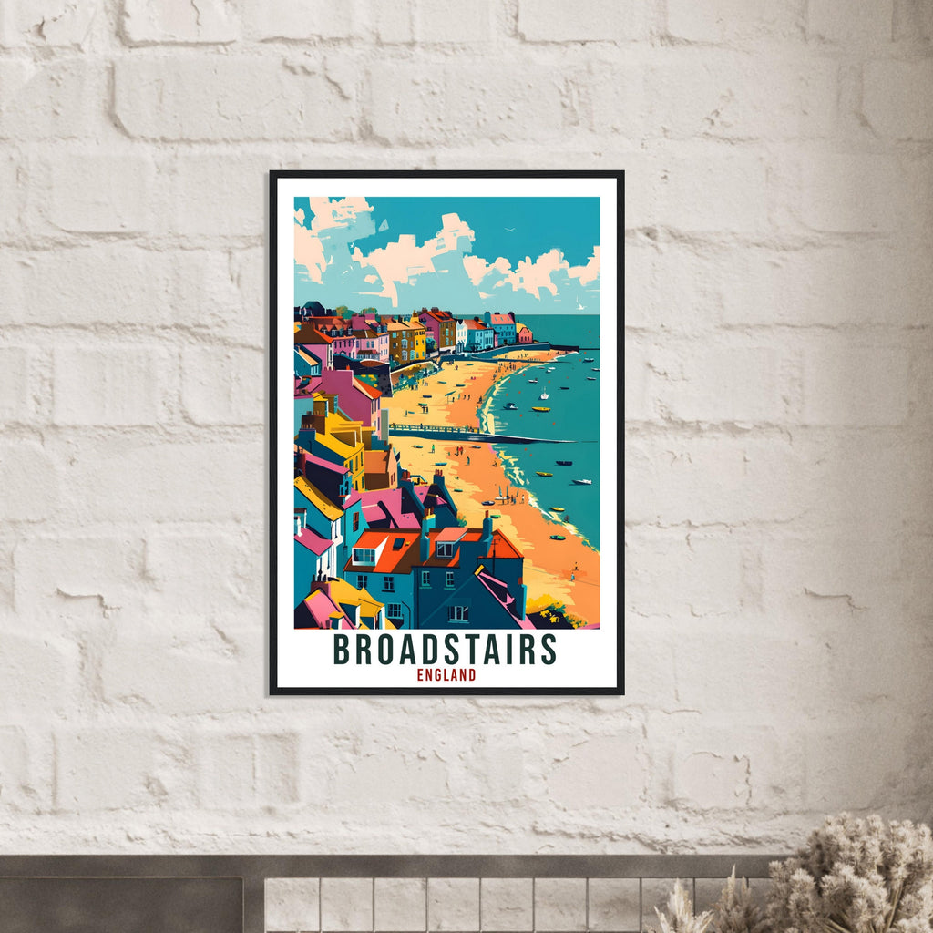 Broadstairs Travel Print Wall Art Wall Hanging Home Living Décor Broadstairs Gift Art Lovers Gift Artwork Gift Print England Travel Poster