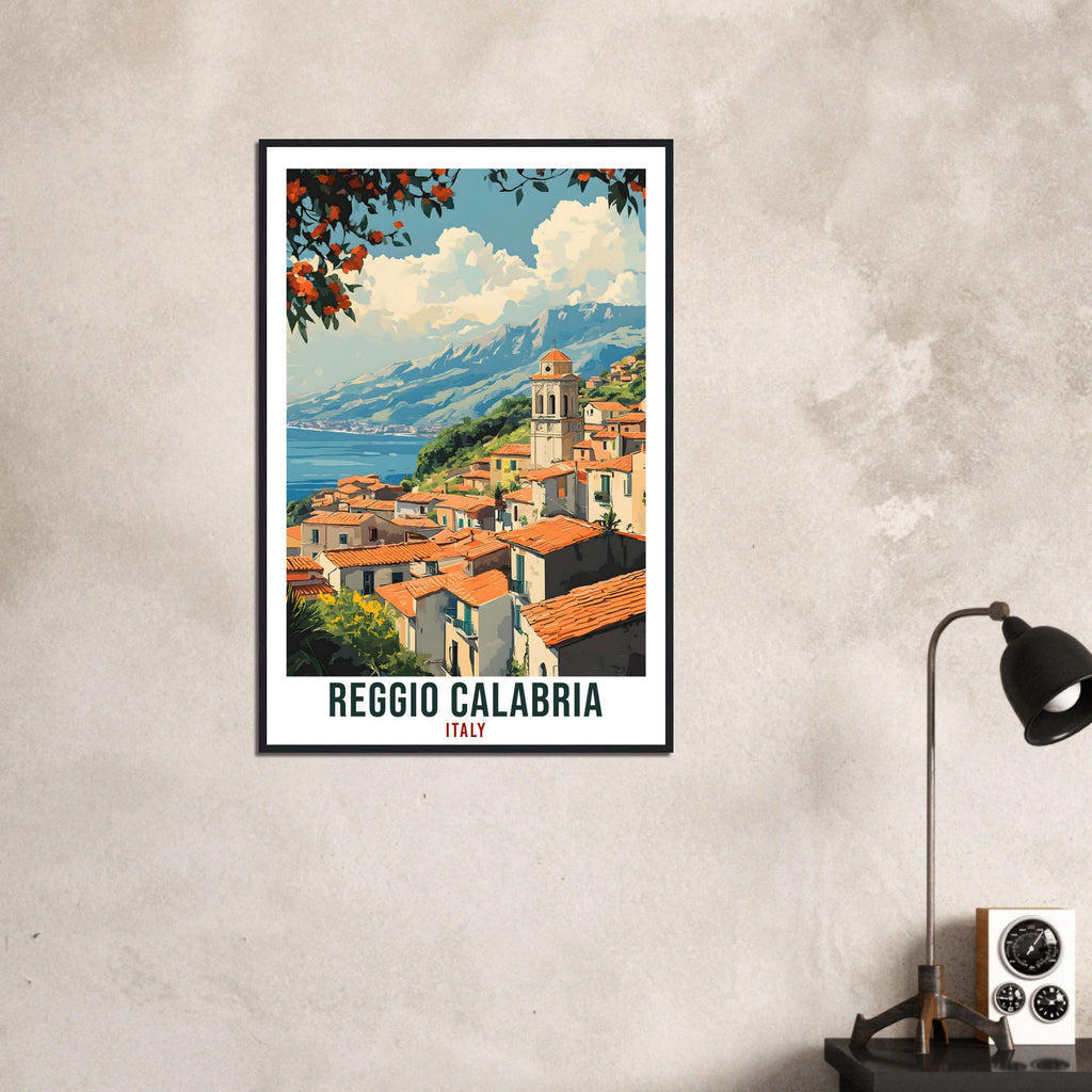 Reggio Calabria Travel Print Italy Home Decor Wall Art Gift Wall Hanging Art Lover Reggio Calabria Italian Artwork Travel Poster Travel Gift