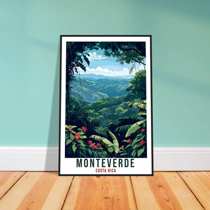 Monteverde Costa Rica Travel Print Wall Art Wall Hanging Home Décor Monteverde Gift Wall Art Travel Artwork Costa Rica City Travel Poster