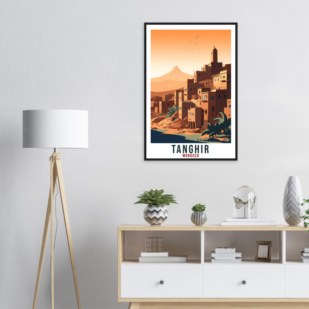 Tanghir Morocco Travel Print Wall Art Wall Hanging Home Décor Tanghir Gift Art Lovers Morocco Artwork Gift Print African Landmark Poster