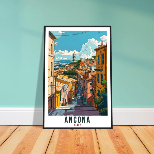 Ancona Travel Print Italy Wall Art Wall Hanging Home Living Décor Ancona Gift Art Lovers Gift Italy Artwork Gift Italian Travel Poster