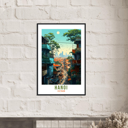 Hanoi Vietnam Travel Print Wall Art Hanoi Wall Hanging Home Décor Hanoi Gift Art Lovers Vietnam Art Lover Gift Print Hanoi Vietnam Print