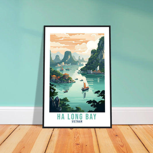 Ha Long Bay Travel Print Wall Art Ha Long Bay Wall Hanging Thailand Gift Holiday Print Art Print Ha Long Bay Travel Poster Ha Long Bay Print
