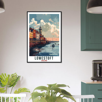 Lowestoft Travel Print Wall Art Wall Hanging Home Living Décor Lowestoft Gift Art Lovers Gift UK Artwork Gift Print England Travel Poster