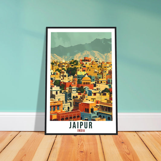 Jaipur Travel Print India Home Decoration Wall Art Gift Wall Hanging Art Lover Indian Artwork India Jaipur Travel Poster Cityscape Print