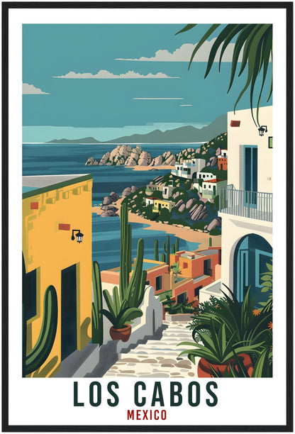 Los Cabos Mexico Travel Print Mexico Wall Art Wall Hanging Home Décor Los Cabos Gift Mexico Landmark Artwork South America Travel Poster