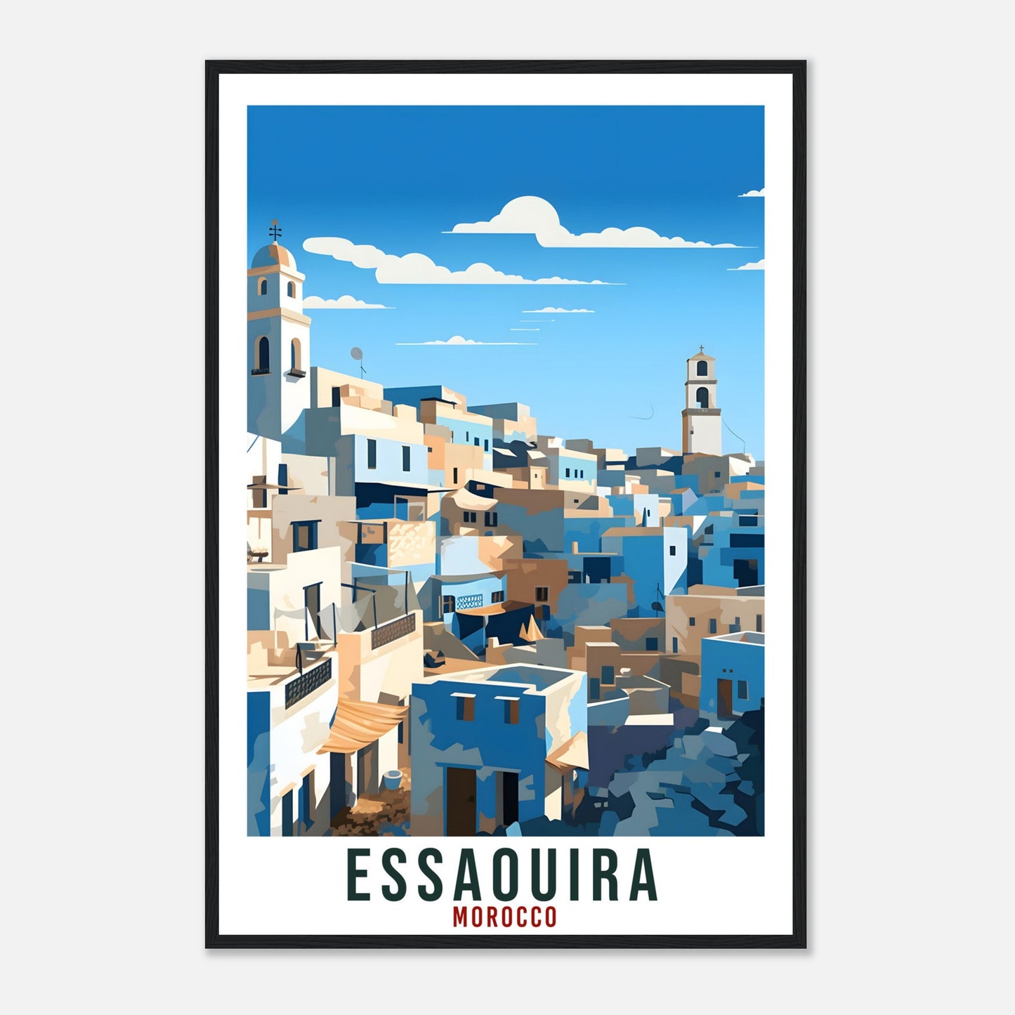 Essaouira Morocco Travel Print Wall Art Wall Hanging Home Décor Essaouira Gift Art Lovers Morocco Artwork Gift Print African Landmark Poster