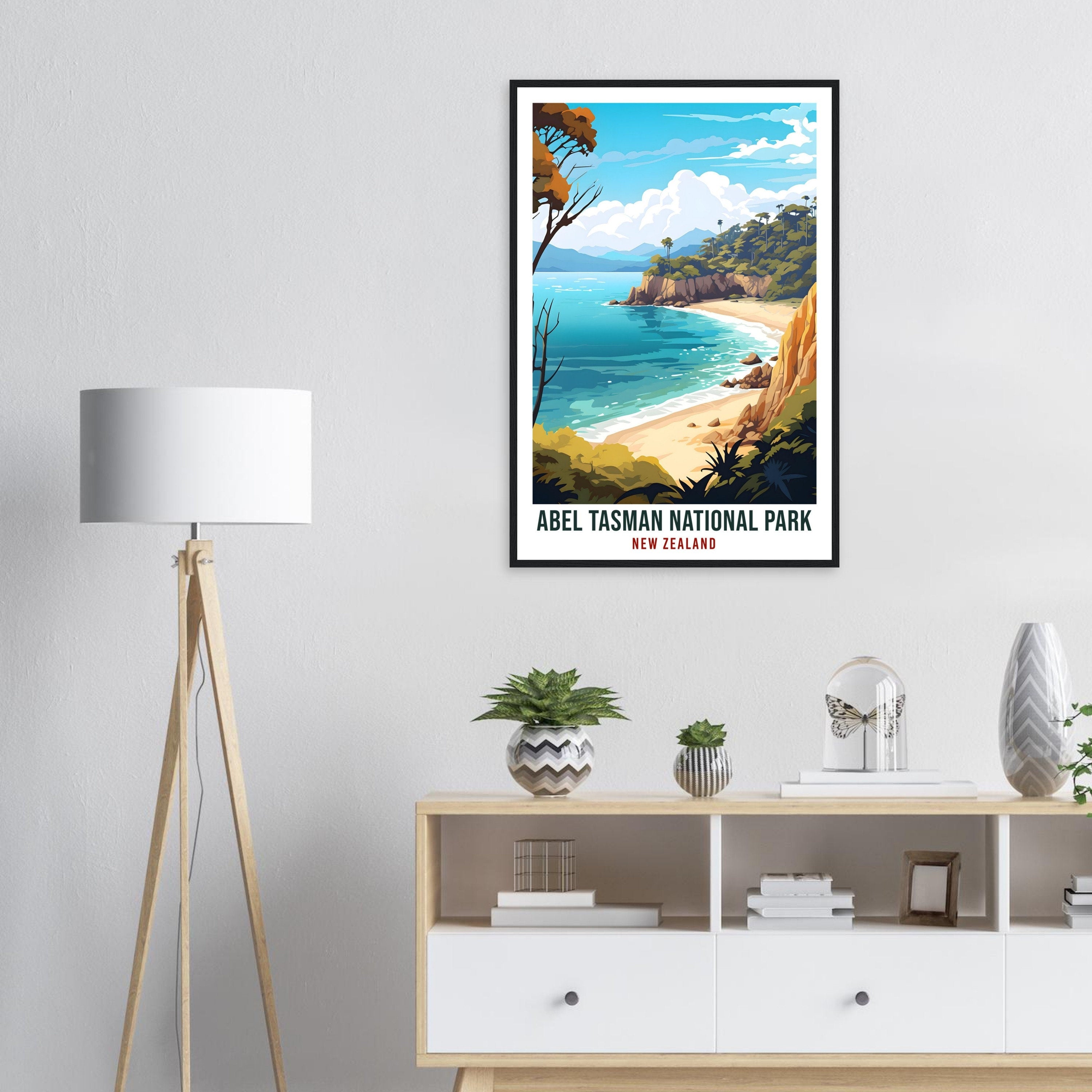 Abel Tasman National Park Travel Print Wall Art Abel Tasman New Zealand Art Gifts Abel Tasman Travel Poster New Zealand Art Lovers Gift