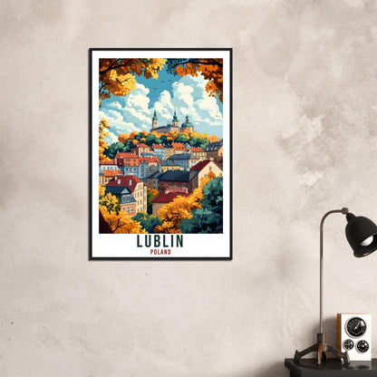 Lublin Travel Print Poland Home Decor Lublin Wall Art Gift Wall Hanging Art Lover Lublin Polish Artwork Travel Poster Poland Travel Art