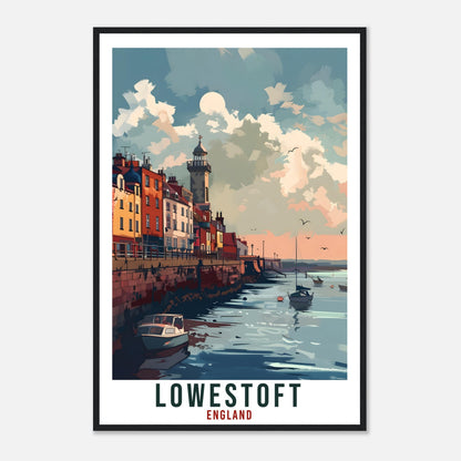 Lowestoft Travel Print Wall Art Wall Hanging Home Living Décor Lowestoft Gift Art Lovers Gift UK Artwork Gift Print England Travel Poster