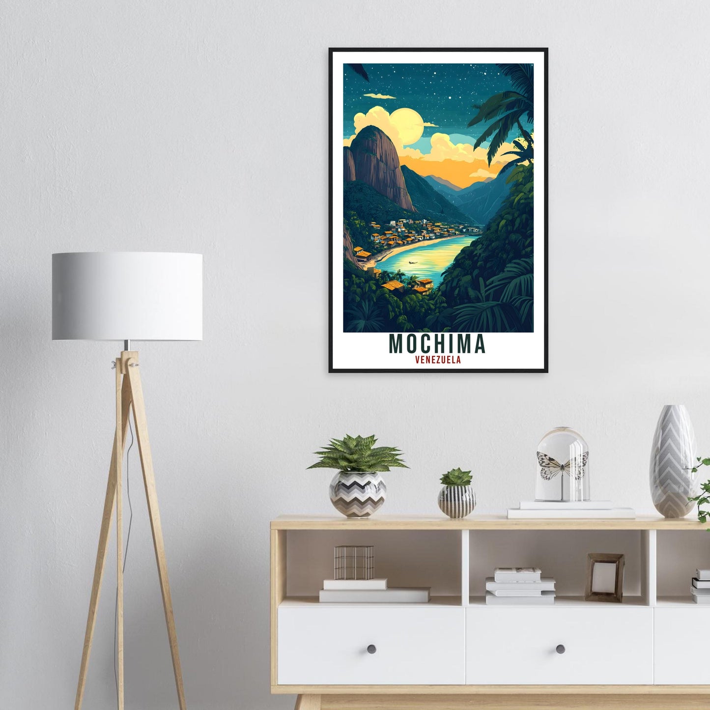 Mochima Travel Print Venezuela Home Decor Mochima Wall Art Gift Wall Hanging Art Lover Mochima Venezuelan Artwork Travel Poster Travel Gift