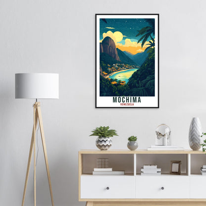 Mochima Travel Print Venezuela Home Decor Mochima Wall Art Gift Wall Hanging Art Lover Mochima Venezuelan Artwork Travel Poster Travel Gift