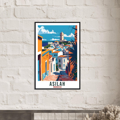 Asilah Morocco Travel Print Asilah Wall Art Wall Hanging Home Décor Asilah Gift Art Lovers Morocco Artwork Gift Print Africa Landmark Poster