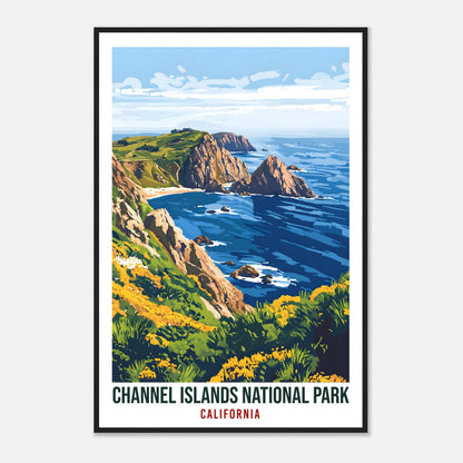 Channel Islands National Park California USA Travel Print Wall Art Wall Hanging Home Décor Cali Gift Travel Art USA Artwork Travel Poster