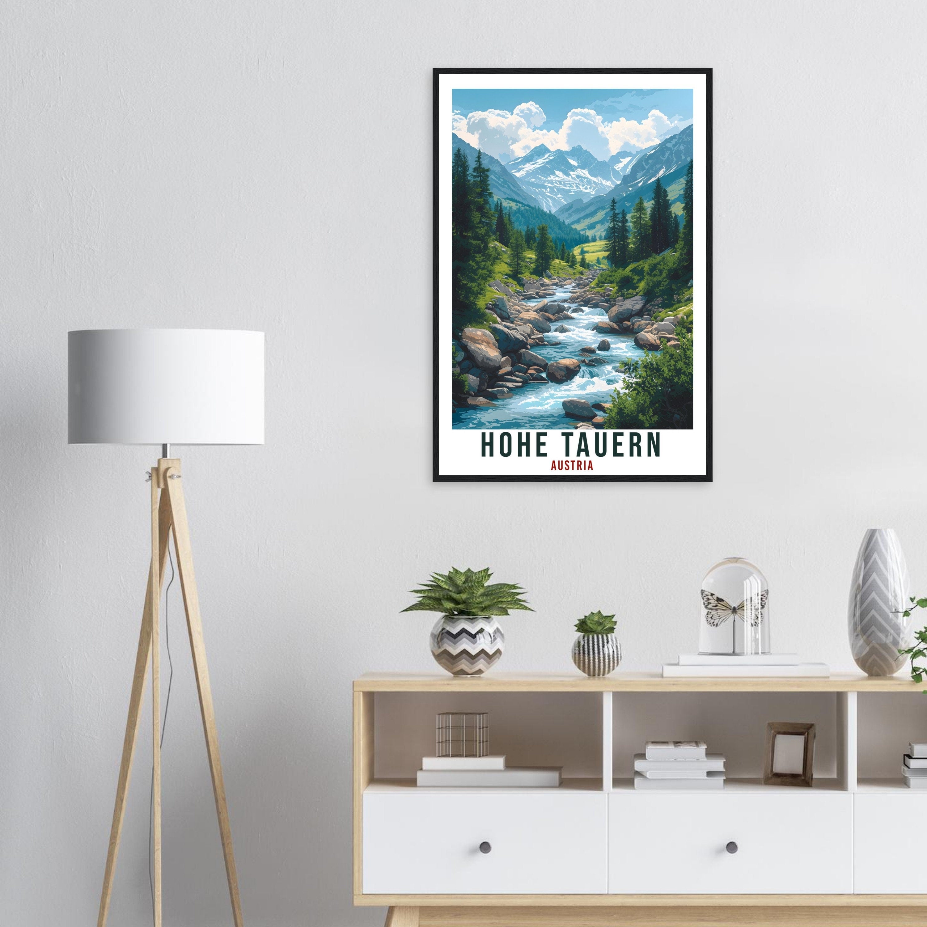 Hohe Tauern Travel Print Austria Decor Austrian Wall Art Gift Wall Hanging Art Lover Austria Artwork Hohe Tauern National Park Travel Poster