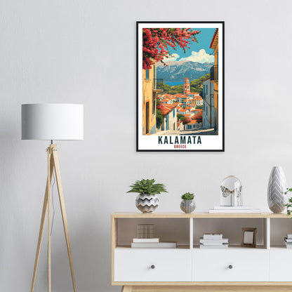 Kalamata Travel Print Greece Home Decoration Kalamata Greek City Wall Art Gift Wall Hanging Art Lover Greece Artwork Kalamata Travel Poster