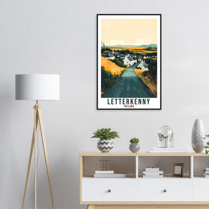 Letterkenny Travel Print Ireland Home Decor Donegal Wall Art Gift Wall Hanging Letterkenny Irish Artwork Travel Poster Ireland Travel Art