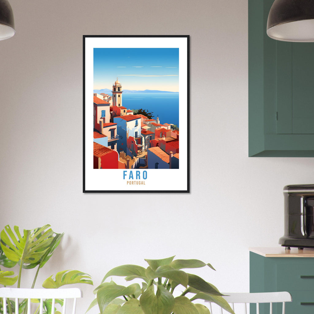 Faro Travel Print Wall Art Faro Home Decor Faro Wall Hanging Faro Gift Portugal Travel Gift Portugal Wall Decor Faro Travel Decor Faro Gift