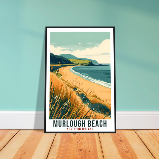 Murlough Beach Travel Print Ireland Wall Art Wall Hanging Home Décor Murlough Beach Gift  Irish Artwork Gift Northern Ireland Travel Poster