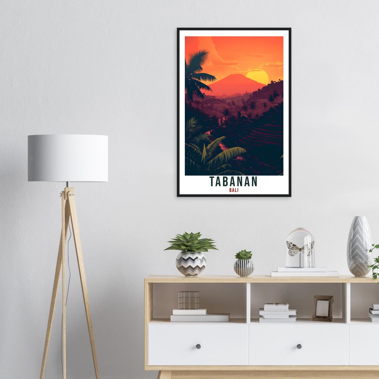 Tabanan Bali Travel Print Bali Wall Art Wall Hanging Home Décor Tabanan Gift Landmark Artwork Travel Art Tabanan Indonesia Travel Poster