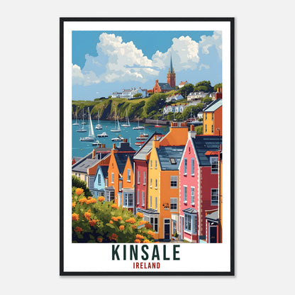 Kinsale Travel Print Ireland Home Decoration Kinsale Wall Art Gift Wall Hanging Art Lover Irish Artwork Ireland Kinsale Travel Poster Gift