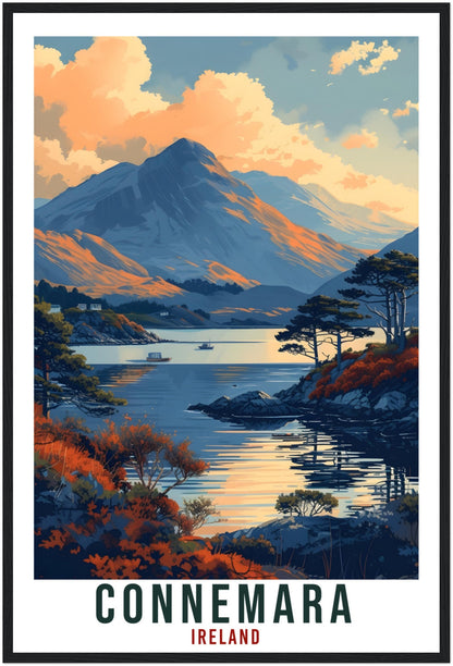 Connemara Travel Print Ireland Home Decoration Irish Wall Art Gift Wall Hanging Art Lover Irish Artwork Ireland Connemara Travel Poster