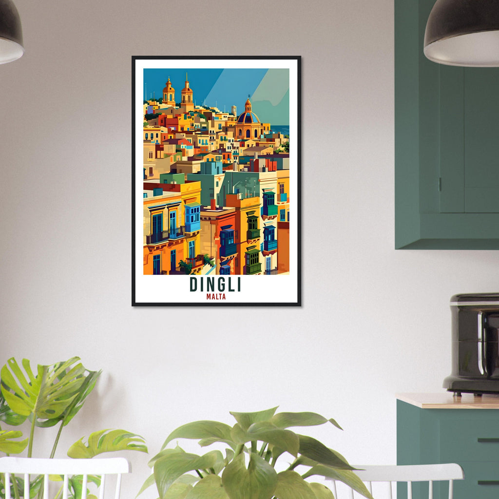 Dingli Travel Print Malta Wall Art Wall Hanging Home Living Décor Dingli Gift Art Lovers Gift Malta Artwork Gift Dingli Malta Travel Poster