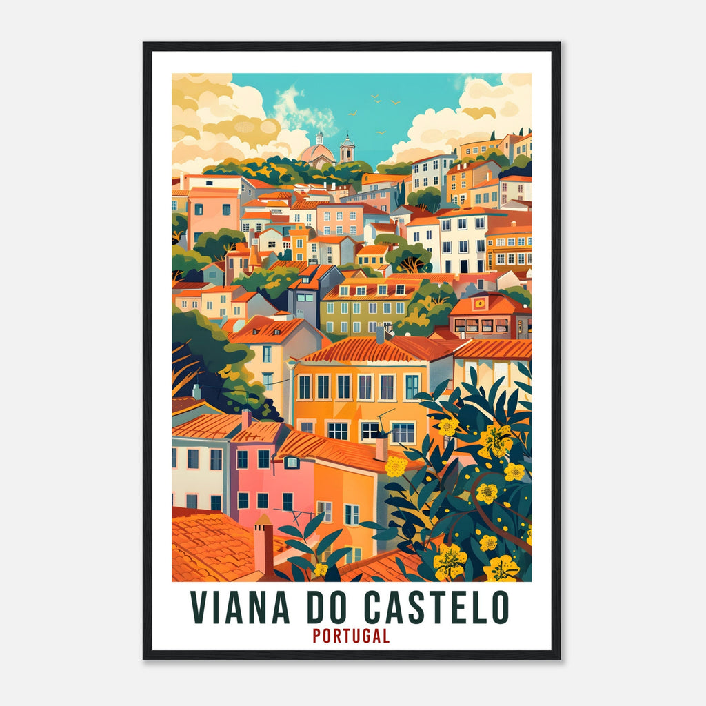 Viana Do Castelo Travel Print Portugal Wall Art Wall Hanging Home Décor Viana Do Castelo Gift Portugal Artwork Gift Portugal Travel Poster