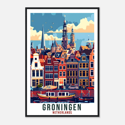 Groningen Travel Print Holland Wall Art Wall Hanging Home Décor Gift Art Lovers Gift Dutch Artwork The Netherlands Groningen Travel Poster