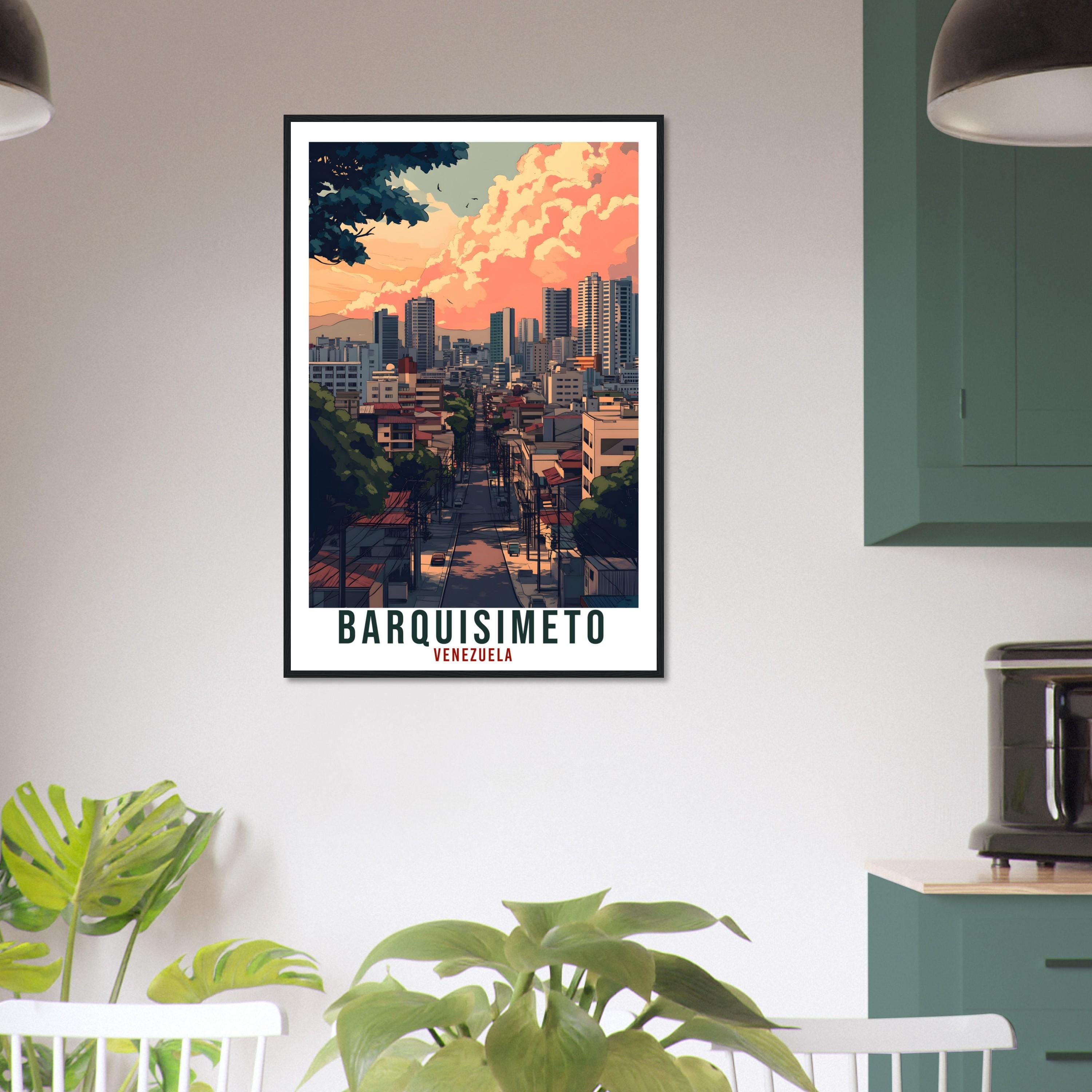 Barquisimeto Travel Print Venezuela Home Decoration Barquisimeto Wall Art Gift Wall Hanging Art Lover Venezuelan Artwork Travel Poster
