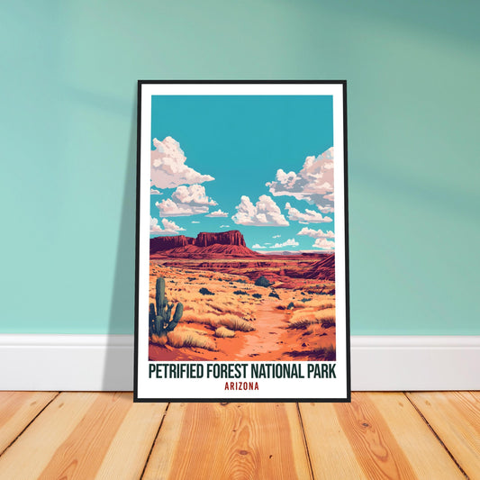 Petrified Forest National Park Arizona USA Travel Print Wall Art Wall Hanging Home Décor Alajuela Gift Travel Art USA Artwork Travel Poster