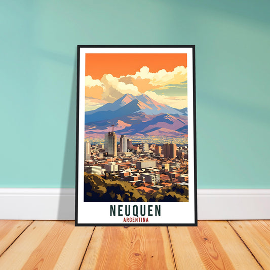 Neuquen Travel Print Wall Art Neuquen Argentina City Landscape Artwork Neuquen Art Gifts Neuquen Travel Poster Argentinian Art Lovers Gift