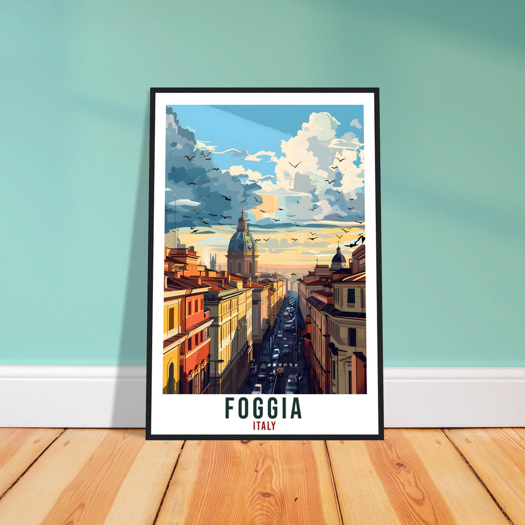 Foggia Travel Print Italy Wall Art Wall Hanging Home Living Décor Foggia Gift Art Lovers Gift Italy Artwork Gift Italian Travel Poster