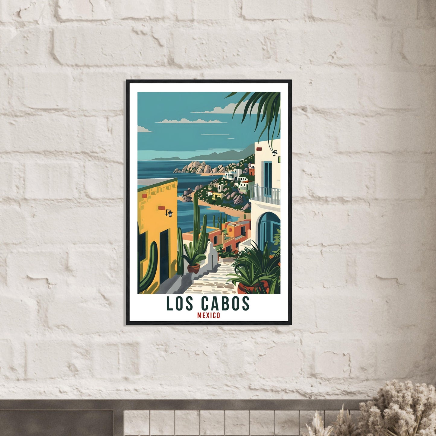 Los Cabos Mexico Travel Print Mexico Wall Art Wall Hanging Home Décor Los Cabos Gift Mexico Landmark Artwork South America Travel Poster