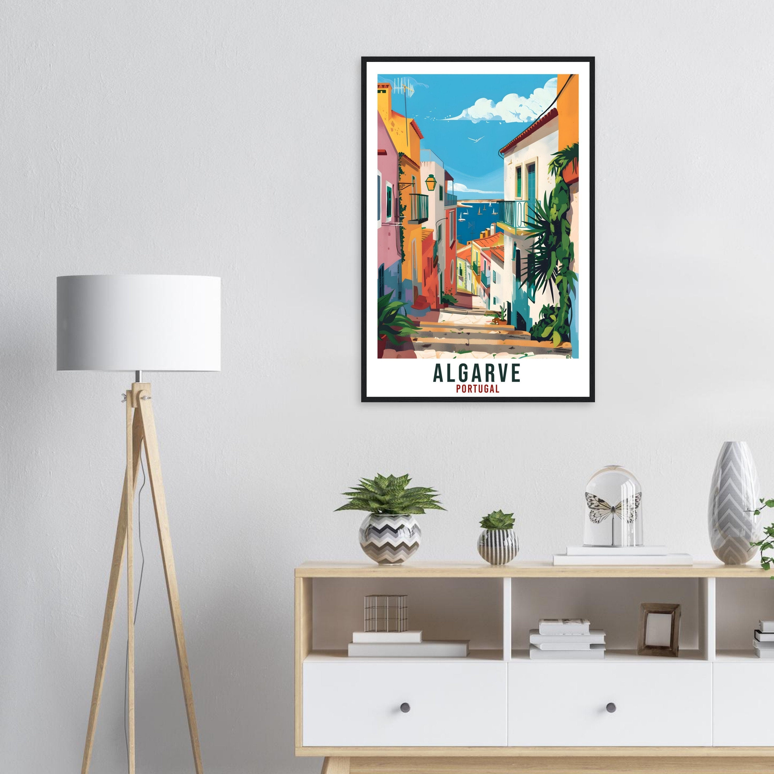 Algarve Travel Print Home Decoration Wall Art Gift Algarve Wall Hanging Art Lover Portugal Artwork Algarve Portugal Travel Poster Print