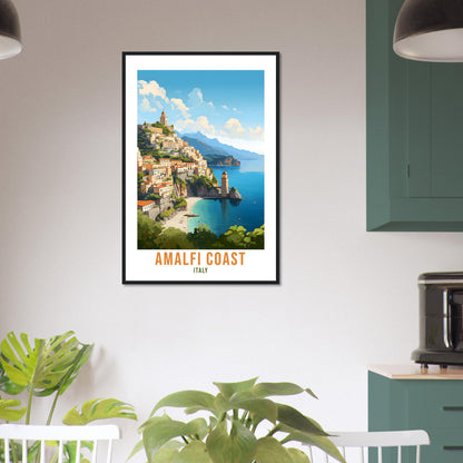 Amalfi Coast Travel Print Wall Art Amalfi Italy Wall Hanging Home Decor Amalfi Gift Art Lovers Wall Art Print Amalfi Italy Art Amalfi Art