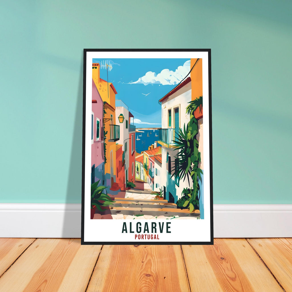 Algarve Travel Print Home Decoration Wall Art Gift Algarve Wall Hanging Art Lover Portugal Artwork Algarve Portugal Travel Poster Print