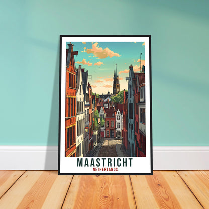 Maastricht Travel Print Holland Wall Art Wall Hanging Home Décor Maastricht Gift Art Lovers Dutch Artwork Gift The Netherlands Travel Poster