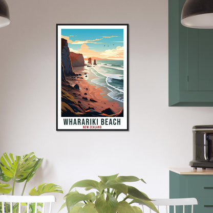Wharariki Beach Travel Print Wall Art Wharariki Beach New Zealand Artwork Art Gifts Wharariki Travel Poster New Zealand Art Lovers Gift