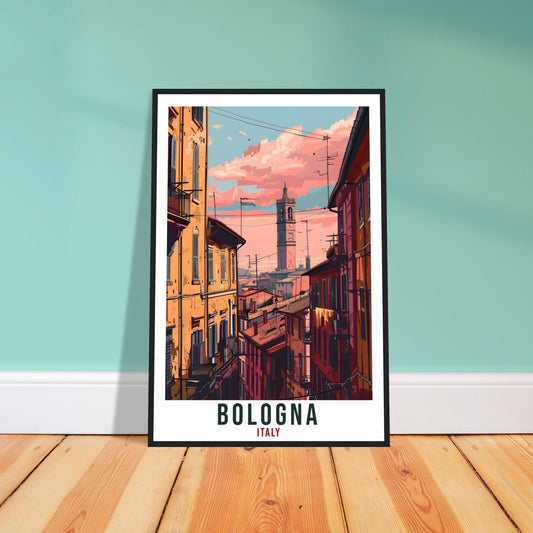 Bologna Travel Print Italy Wall Art Wall Hanging Home Living Décor Bologna Gift Art Lovers Gift Italy Artwork Gift Italian Travel Poster