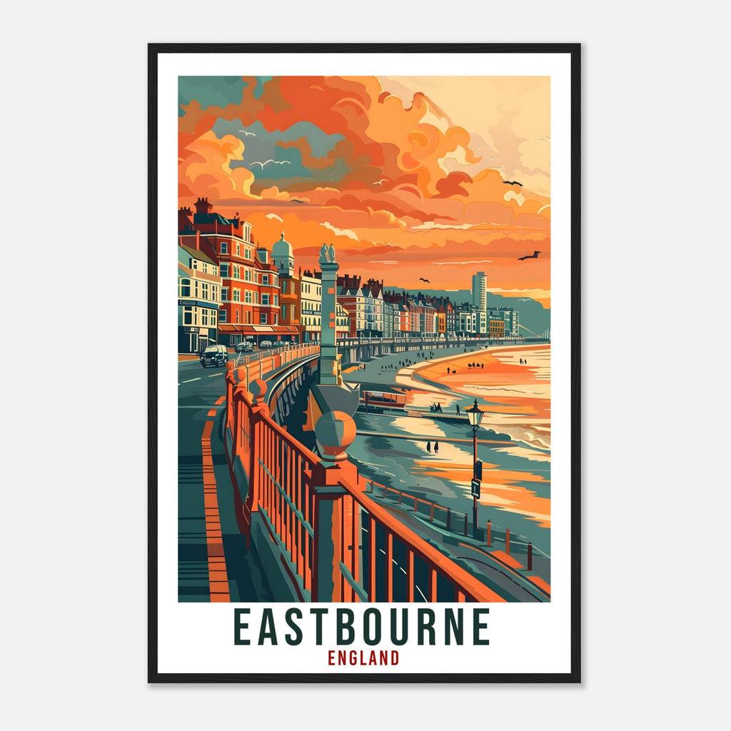 Eastbourne Travel Print Wall Art Wall Hanging Home Living Décor Eastbourne Gift Art Lovers Gift UK Artwork Gift Print England Travel Poster