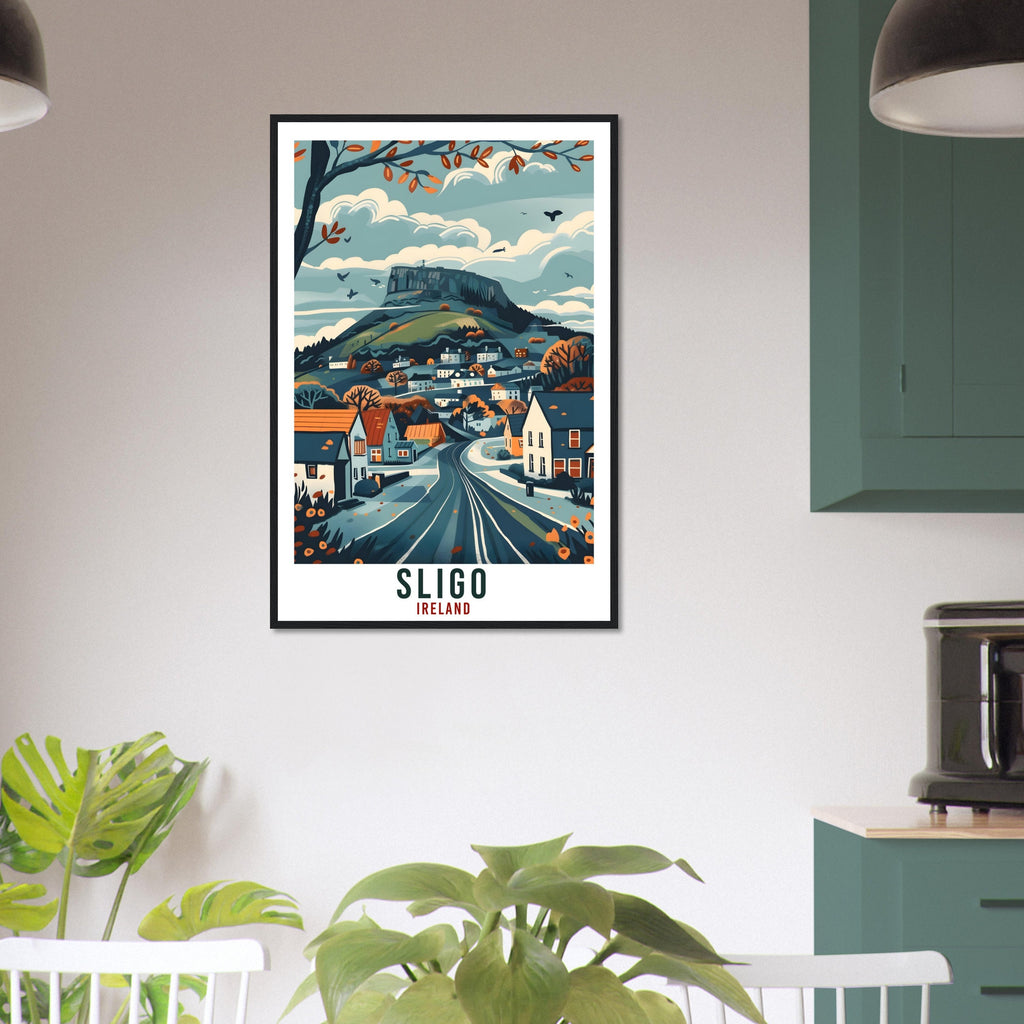 Sligo Travel Poster Ireland Wall Art Sligo Wall Hanging Home Living Décor Sligo Gift Art Lovers Gift Irish Artwork Gift Ireland Travel Print