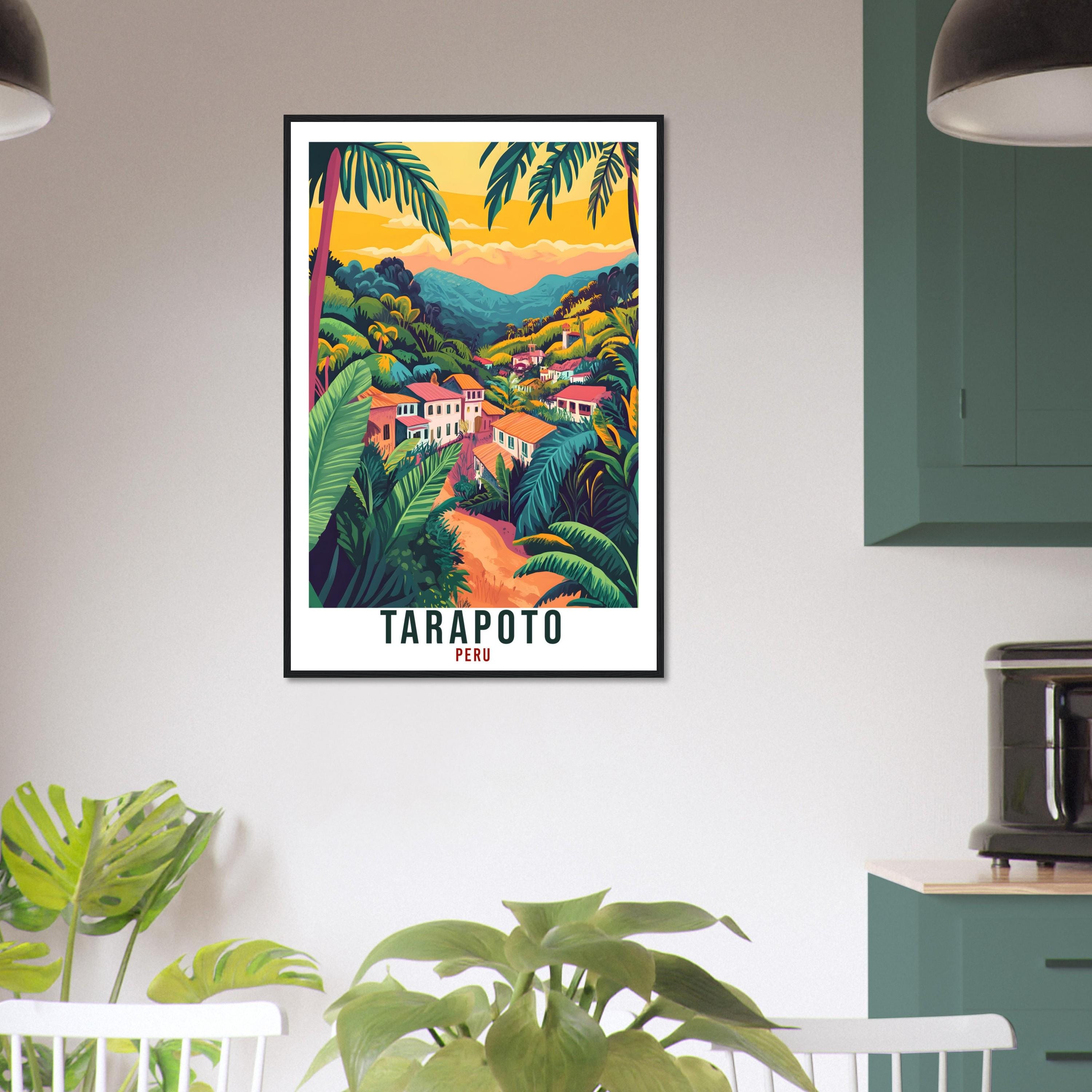 Tarapoto Travel Print Peru Home Decor Tarapoto Wall Art Gift Wall Hanging Art Lover Tarapoto Peruvian Artwork Travel Poster Travel Art