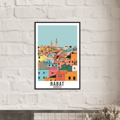 Rabat Morocco Travel Print Rabat Wall Art Wall Hanging Home Décor Rabat Gift Art Lovers Morocco Artwork Gift Print African Landmark Poster