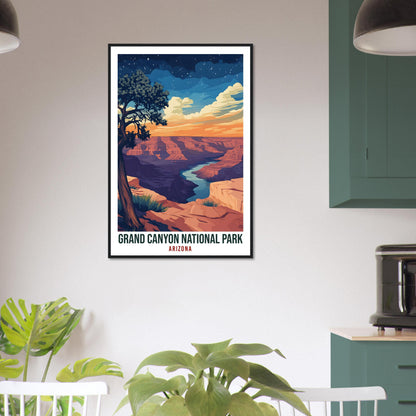 Grand Canyon National Park Arizona USA Travel Print Wall Art Wall Hanging Home Décor Grand Canyon Gift Travel Art USA Artwork Travel Poster