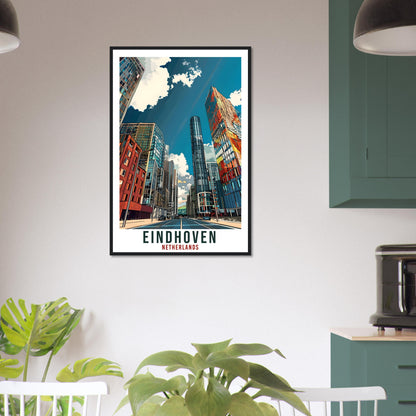 Eindhoven Travel Print Holland Wall Art Wall Hanging Home Décor Eindhoven Art Lovers Gift Dutch Artwork Gift The Netherlands Travel Poster